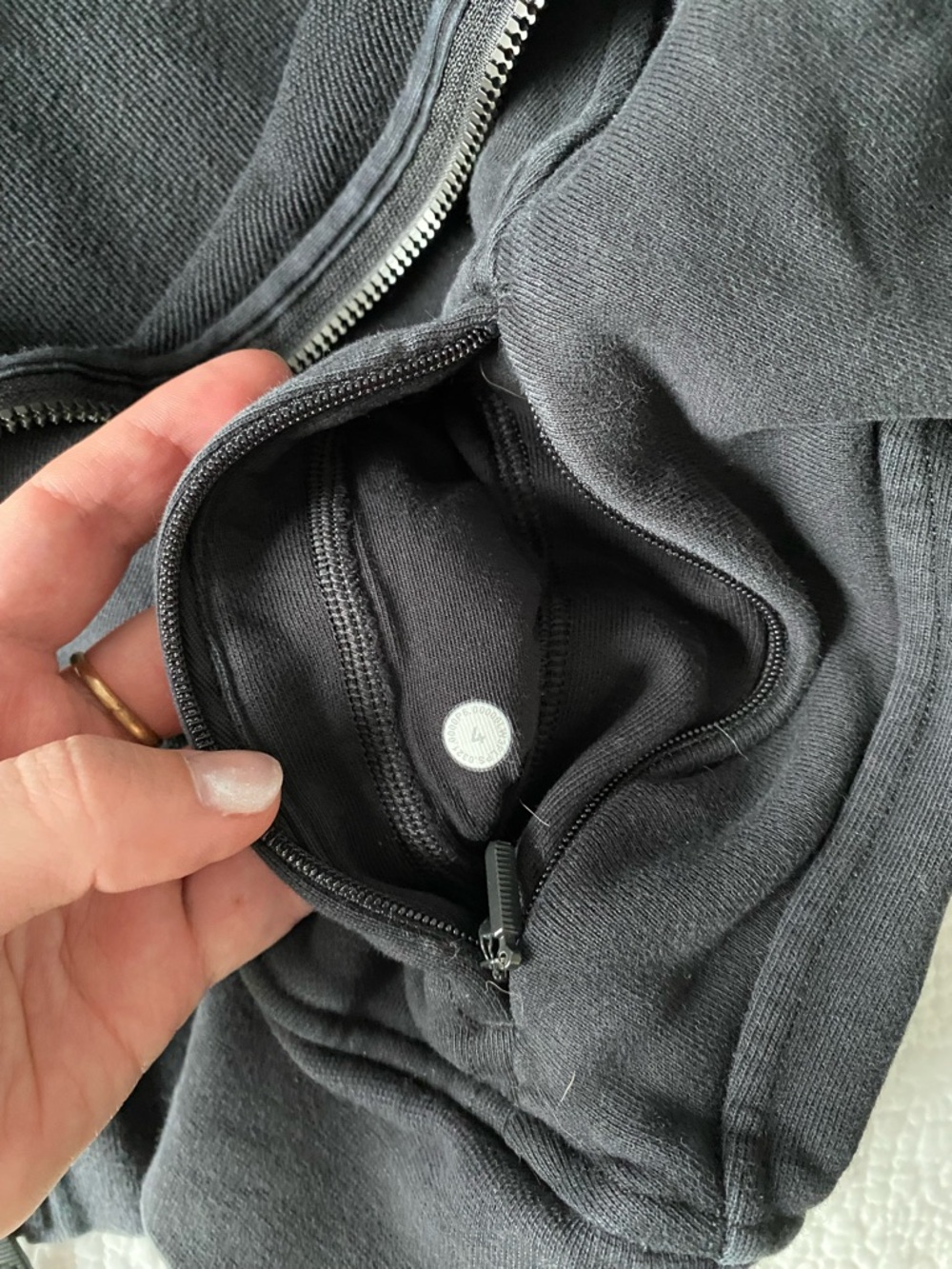 Lululemon back zip up hoodie - Picture 4 of 6